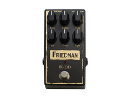Friedman BE-OD Overdrive pedal based on legendary BE-100