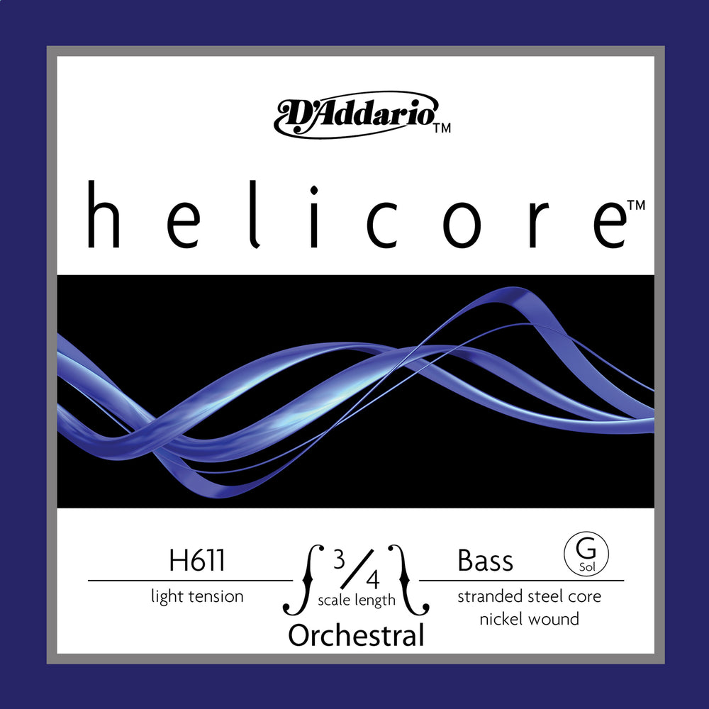 Daddario Helic Orch Bass G 3/4 Lgt - H611 3/4L