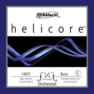 Daddario Helic Orch Bass C Ext 3/4 L - H615 3/4L