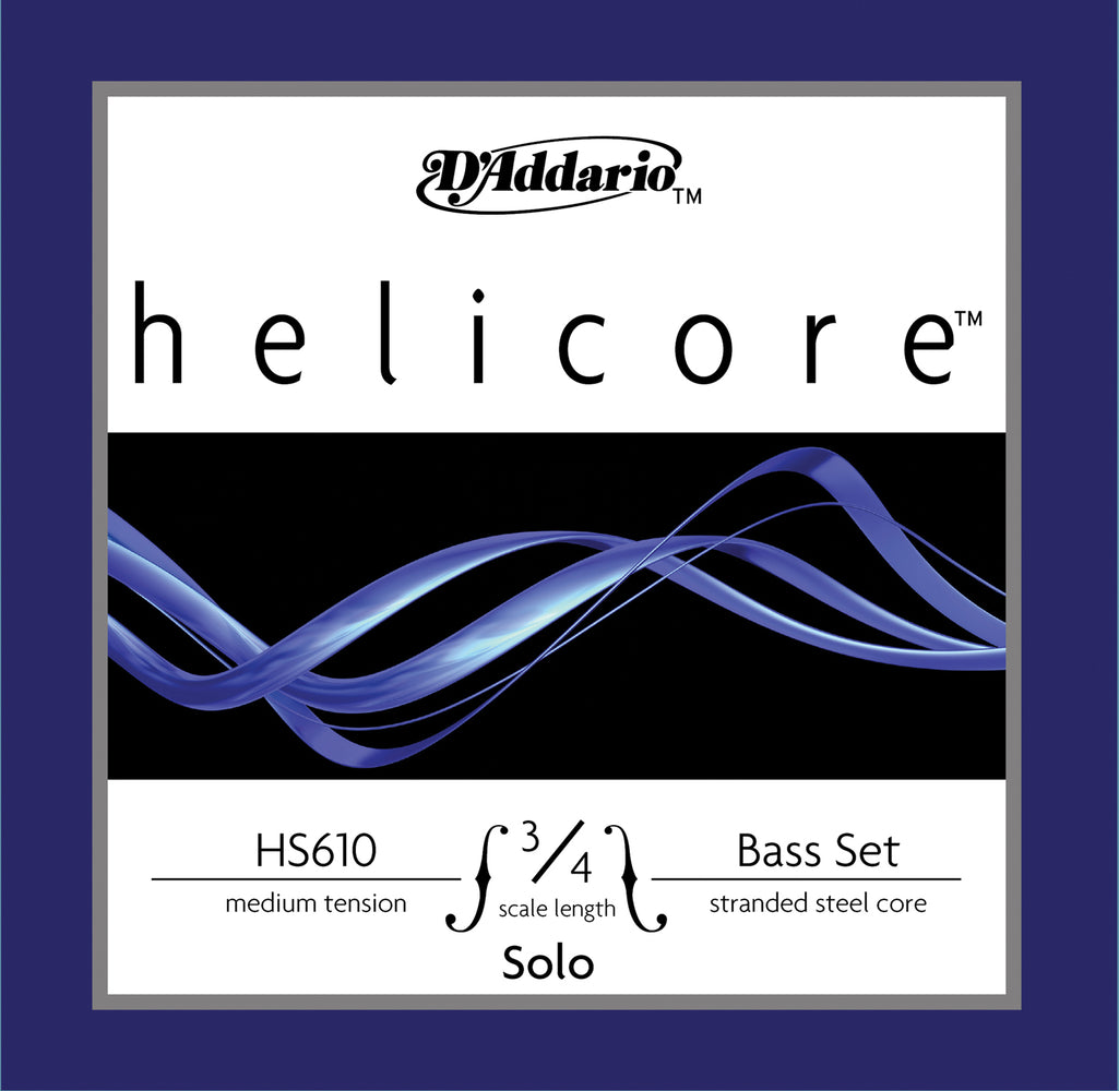 Daddario Helic Solo Bass Set Med 3/4 - Hs610 3/4M