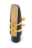 H-Ligature & Cap, Tenor Sax for Hard Rubber Mouthpieces, Gold-plated - HTS1G