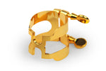 H-Ligature & Cap, Tenor Sax for Hard Rubber Mouthpieces, Gold-plated - HTS1G
