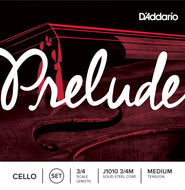 Daddario Prelude Cello Set 3/4 Med - J1010 3/4M