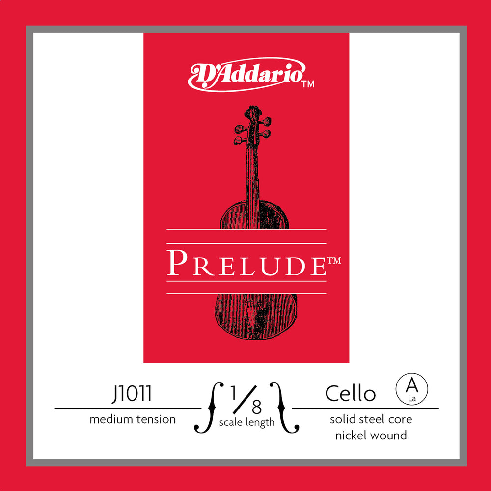 Daddario Prelude Cello A 1/8 Med - J1011 1/8M