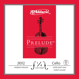 Daddario Prelude Cello D 1/4 Med - J1012 1/4M