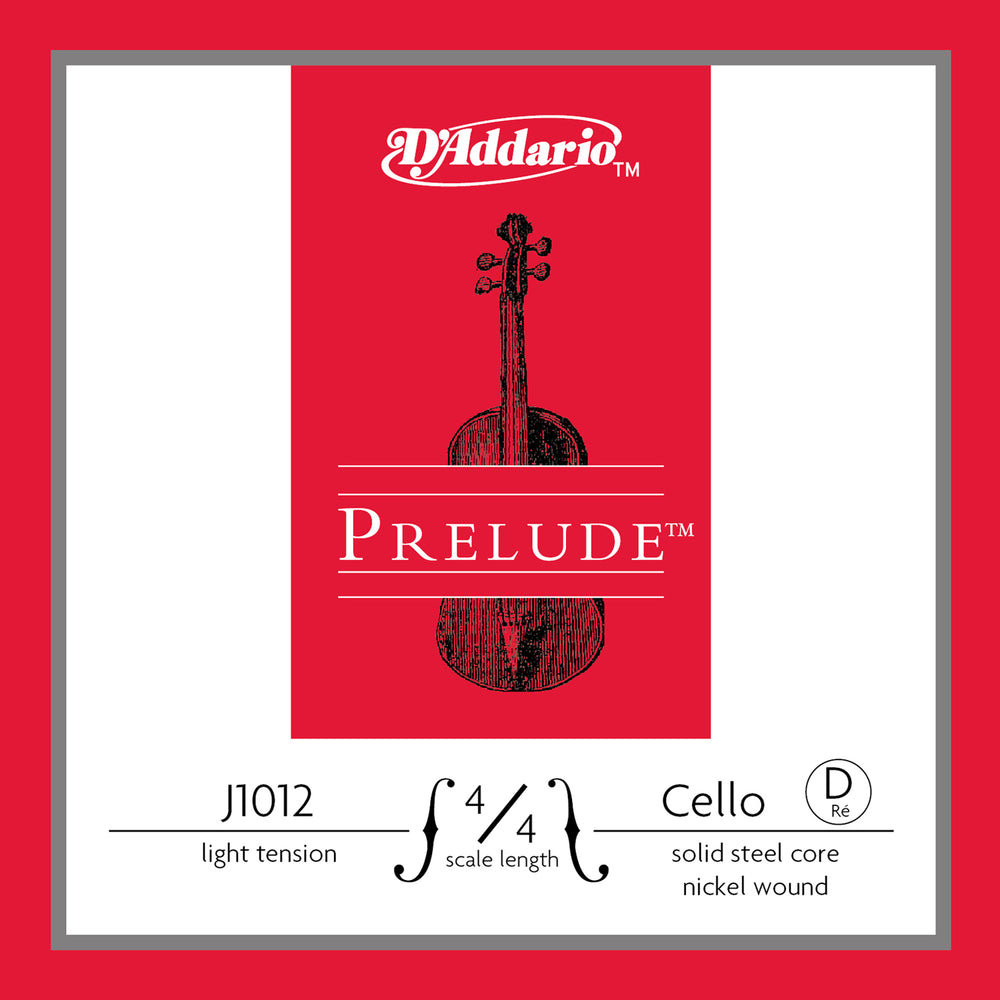Daddario Prelude Cello D 4/4 Lgt - J1012 4/4L
