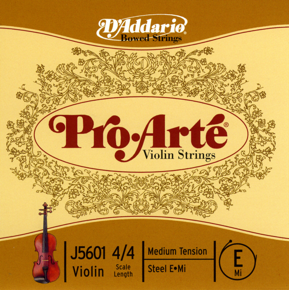 Daddario Proarte Violin E 4/4 Med - J5601 4/4M