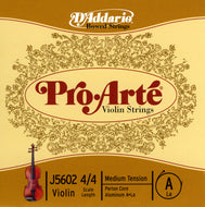 Daddario Proarte Violin A 4/4 Med - J5602 4/4M