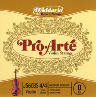 Daddario Proarte Violin D Silv 4/4 Med - J5603S 4/4M