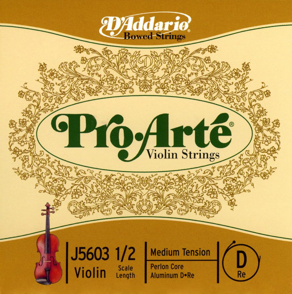 Daddario Proarte Violin D 1/2 Med - J5603 1/2M