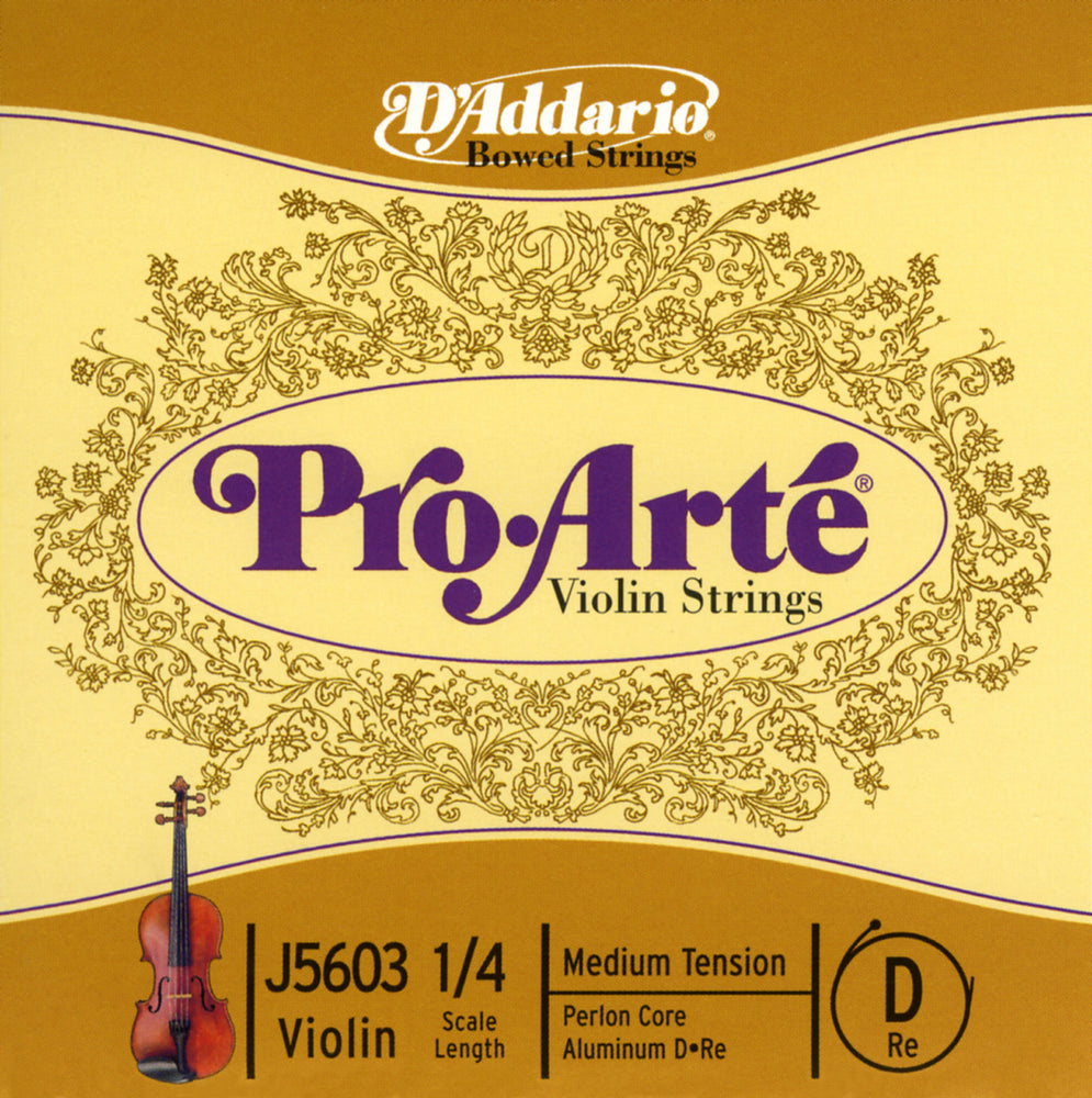 Daddario Proarte Violin D 1/4 Med - J5603 1/4M