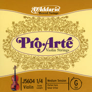 Daddario Proarte Violin G 1/4 Med - J5604 1/4M