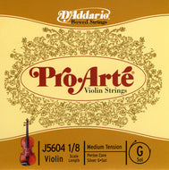 Daddario Proarte Violin G 1/8 Med - J5604 1/8M