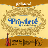 Daddario Proarte Violin G 3/4 Med - J5604 3/4M