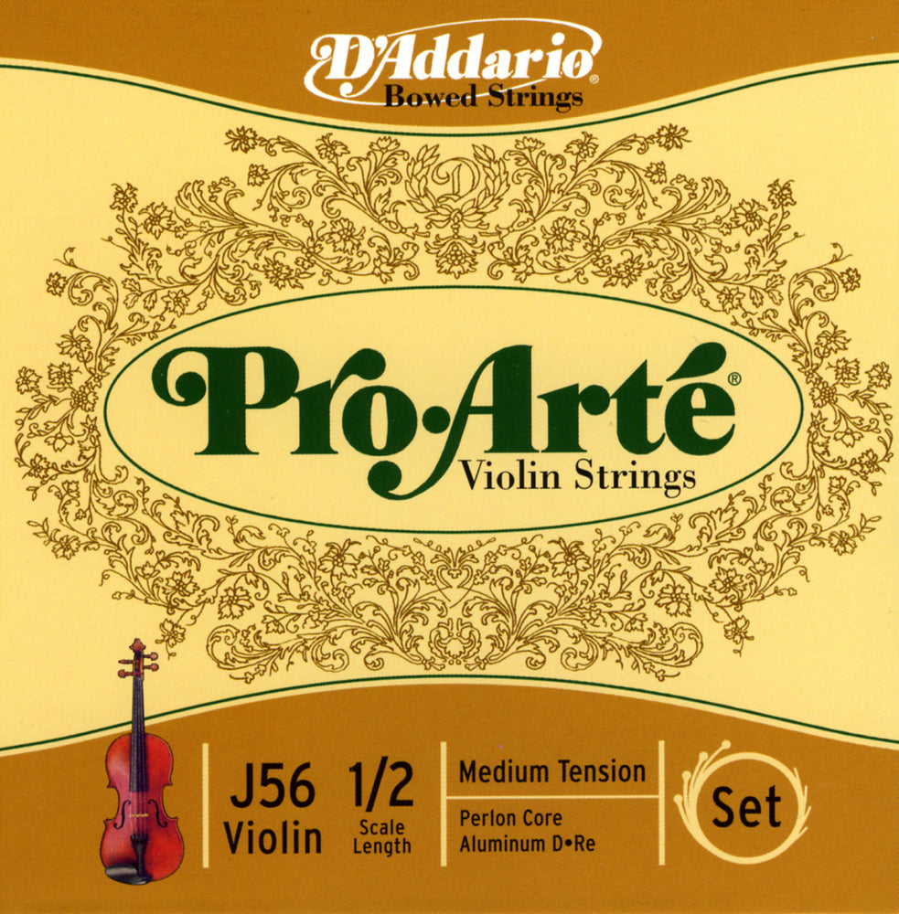 Daddario Proarte Violin Set 1/2 Med - J56 1/2M