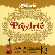 Daddario Proarte Viola D Long Med - J5802 Lm