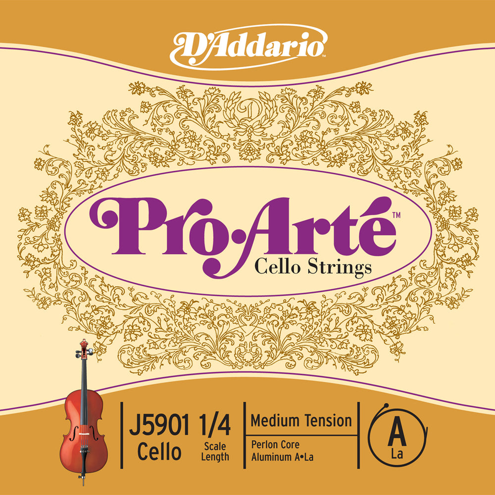 Daddario Proarte Cello A 1/4 Med - J5901 1/4M