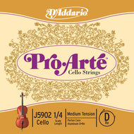 Daddario Proarte Cello D 1/4 Med - J5902 1/4M