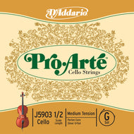 Daddario Proarte Cello G 1/2 Med - J5903 1/2M