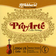 Daddario Proarte Cello C 1/8 Med - J5904 1/8M