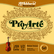 Daddario Proarte Cello Set 1/2 Med - J59 1/2M