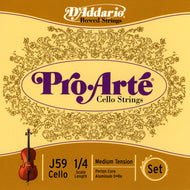 Daddario Proarte Cello Set 1/4 Med - J59 1/4M
