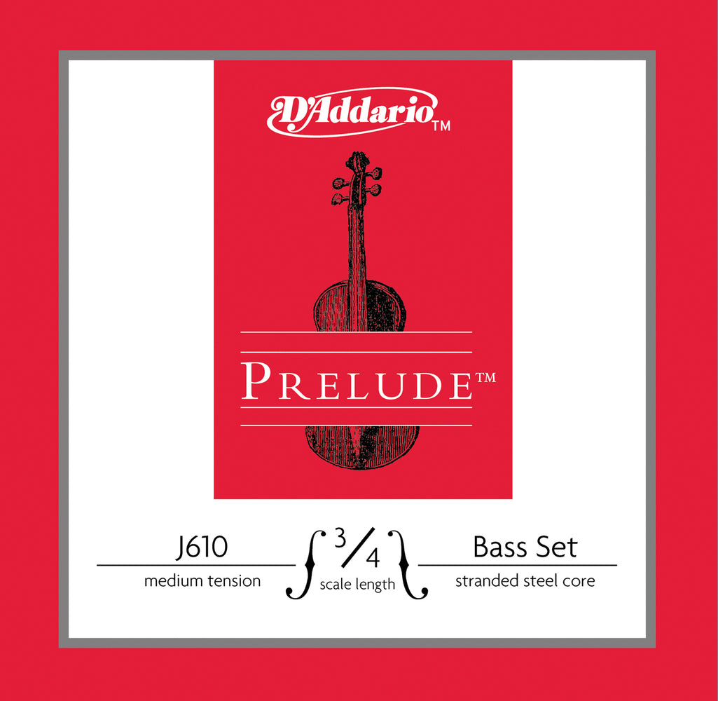 Daddario Prelude Bass Set 3/4M - J610 3/4M