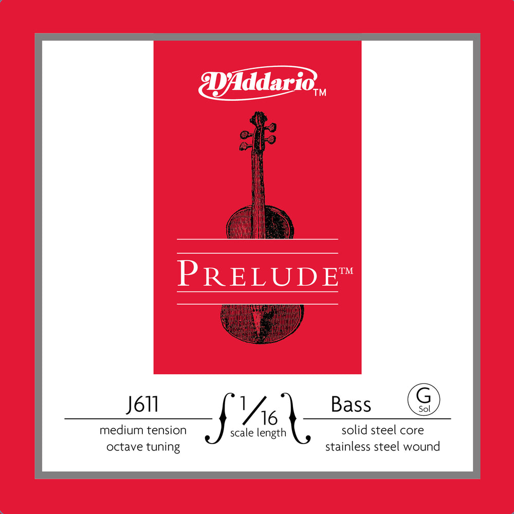 Daddario Prelude Bass G 1/16 Med - J611 1/16M