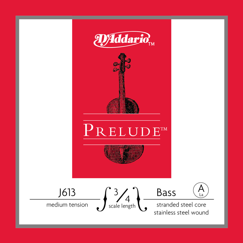 Daddario Prelude Bass A 3/4 Med - J613 3/4M
