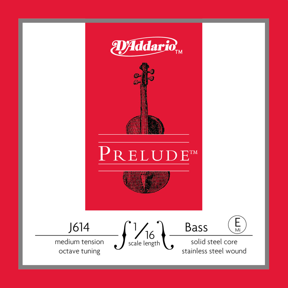 Daddario Prelude Bass E 1/16 Med - J614 1/16M