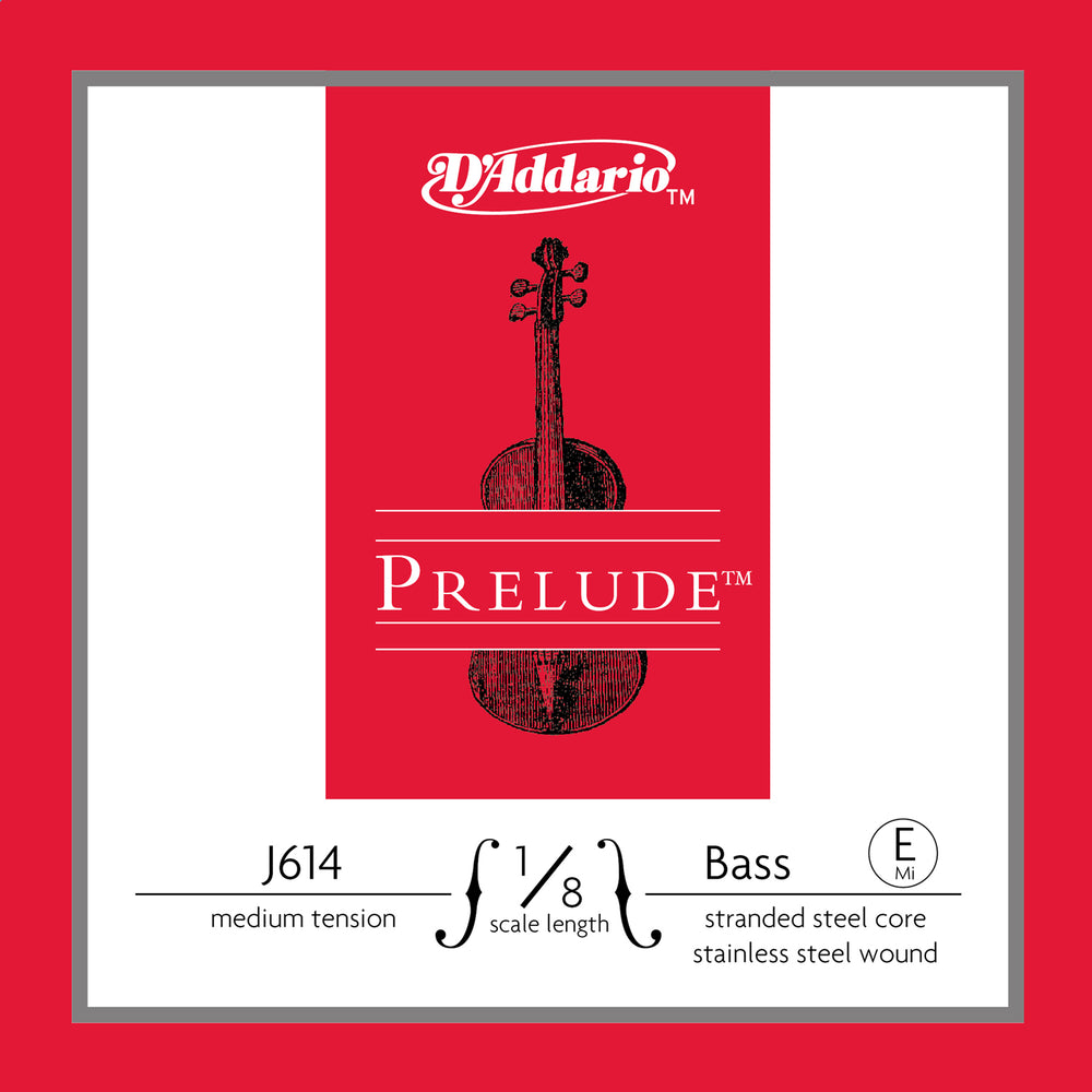 Daddario Prelude Bass E 1/8 Med - J614 1/8M