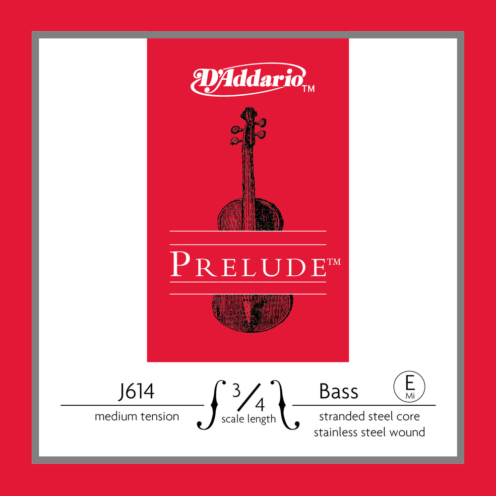 Daddario Prelude Bass E 3/4 Med - J614 3/4M