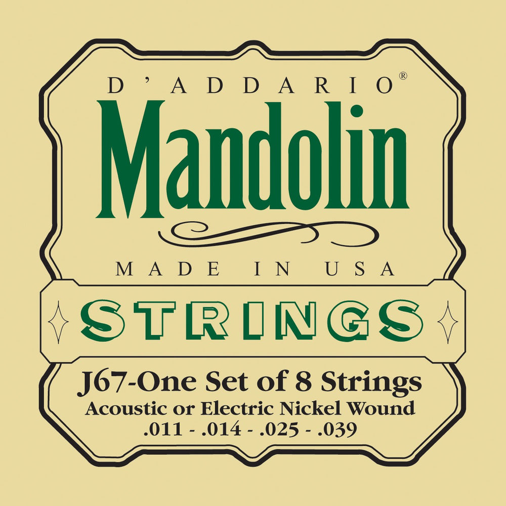 D'Addario J67 Nickel Mandolin Strings