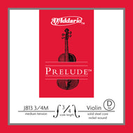 Daddario Prelude Violin D 3/4 Med - J813 3/4M