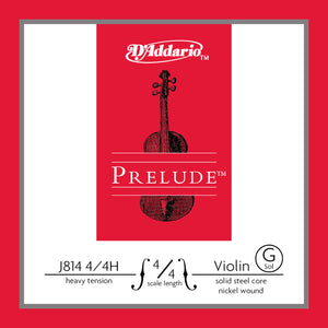 Daddario Prelude Violin G 4/4 Hvy - J814 4/4H