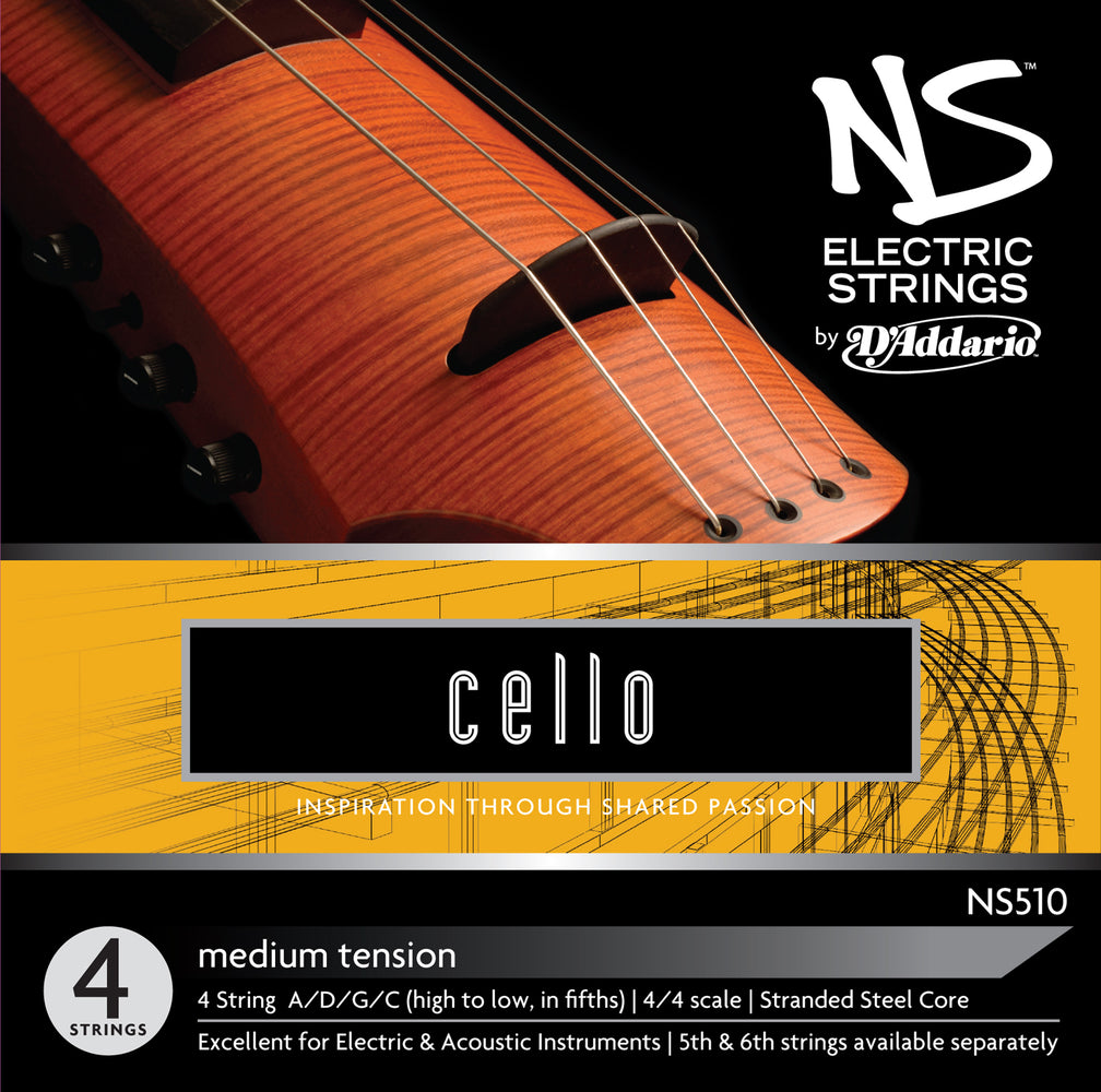 Daddario Ns Electric Cello Set - Ns510