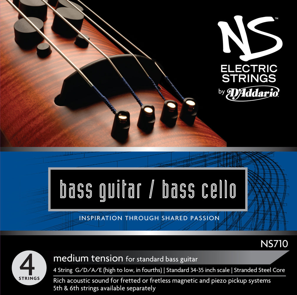 Daddario Ns Electric Bass Cello Set - Ns710