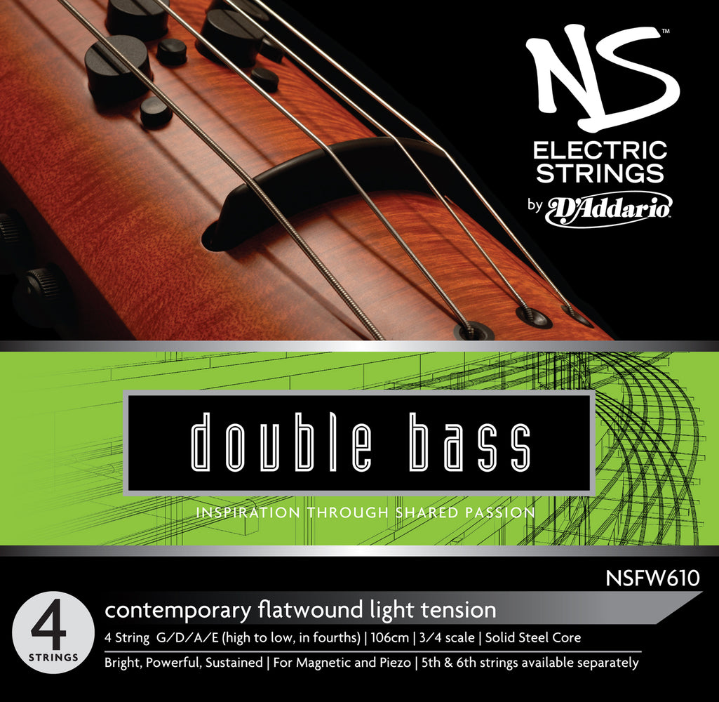 Daddario Ns Electric Cont Bass Set - Nsfw610