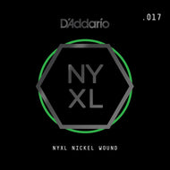 D'Addario NYXL Nickel Wound Electric Guitar Single String, .017