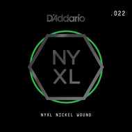 D'Addario NYXL Nickel Wound Electric Guitar Single String, .022