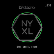 D'Addario NYXL Nickel Wound Electric Guitar Single String, .037
