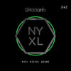D'Addario NYXL Nickel Wound Electric Guitar Single String, .042