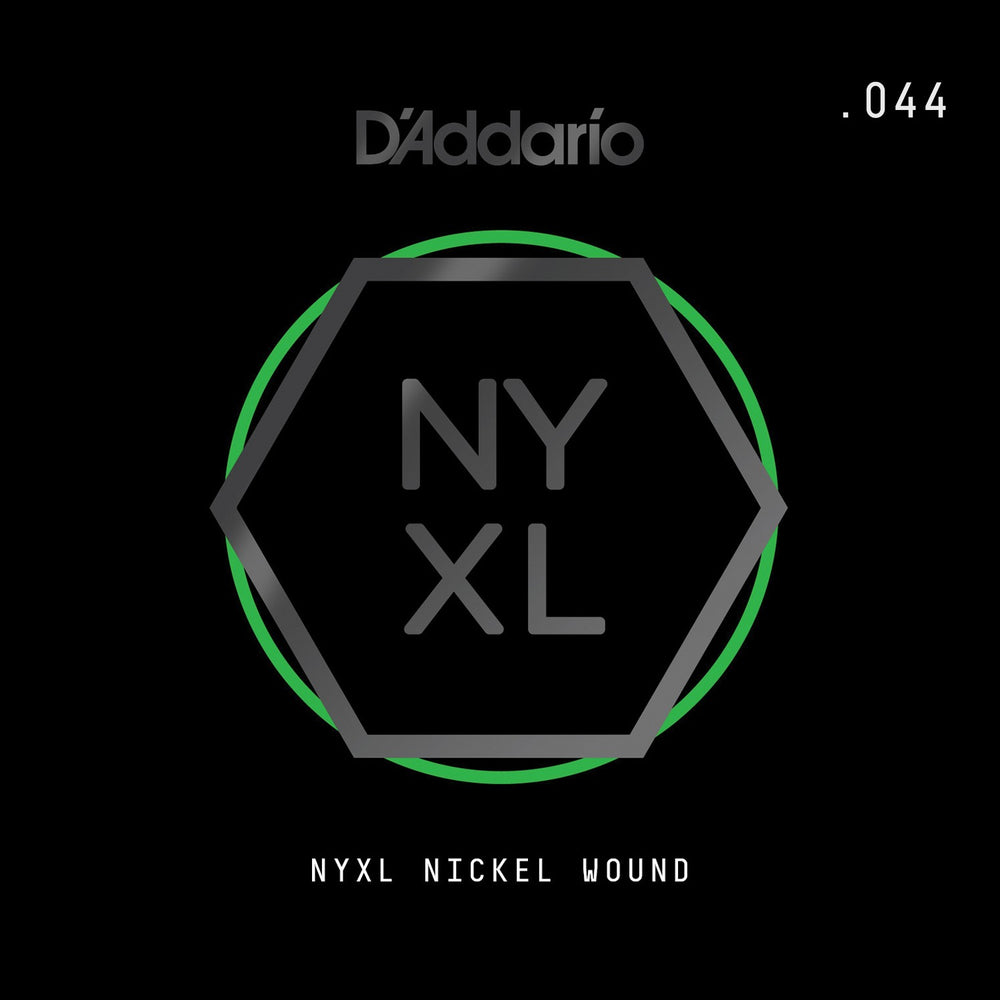 D'Addario NYXL Nickel Wound Electric Guitar Single String, .044