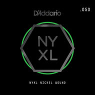 D'Addario NYXL Nickel Wound Electric Guitar Single String, .050