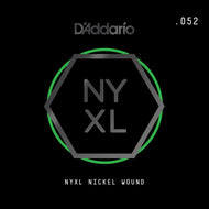 D'Addario NYXL Nickel Wound Electric Guitar Single String, .052