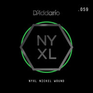 D'Addario NYXL Nickel Wound Electric Guitar Single String, .059