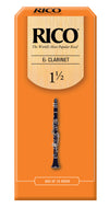 Rico Eb Clarinet Reeds, Strength 1.5, 25-pack - RBA2515