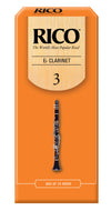 Rico Eb Clarinet Reeds, Strength 3.0, 25-pack - RBA2530