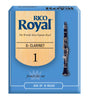 Rico Royal Eb Clarinet Reeds, Strength 1.0, 10-pack - RBB1010