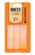 Rico Bb Clarinet Reeds, Strength 1.5, 3-pack - RCA0315